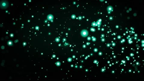 Particles in the background. 2021 new year. Neon light and flashing 4K video. Stock Footage 142666225