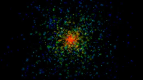 Particles background 4K resolution Vidéo 34435847