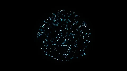 Particles Background. Dynamic Particles Loop Background 스톡 동영상 99634995