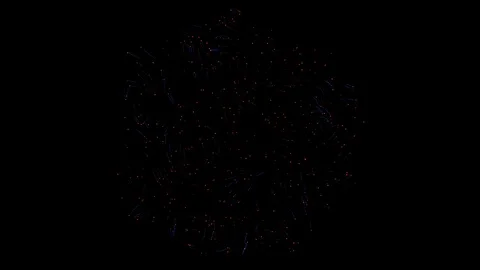 Particles Background. Dynamic Particles Loop Background 스톡 동영상 99635400