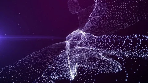 Particles Background Stock Footage 77274344