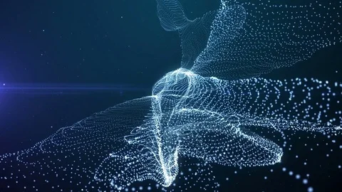 Particles Background Stock Footage 77280652