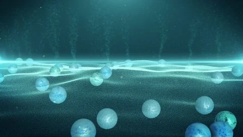 Particles Background Stock Footage 141345363