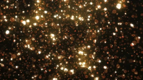 Particles   background gold Stock Footage 86786730