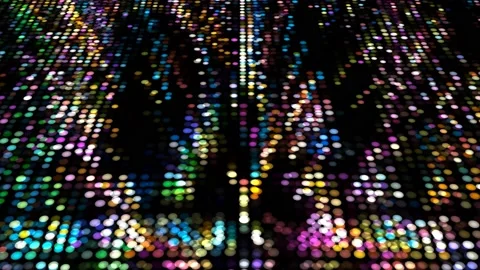Particles ball dance rhythm abstract colorful spot light laser energy fast blink Stock Footage 155474213