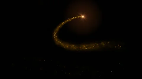 Particles on Black Background Stock Footage 62940650