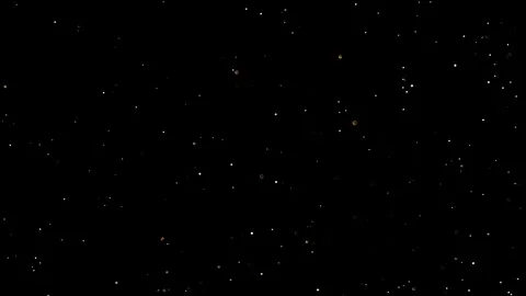 Particles black background. Visual effect overlay Video stock 286813160