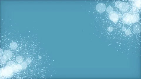 Particles on a blue background.Abstract background 3d render. Chaotic particles Stock Footage 98978932