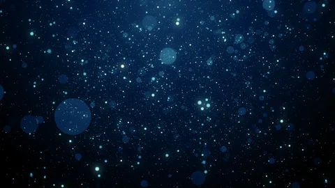 Particles blue bokeh dust abstract light motion titles cinematic background loop Stock Footage 87141794