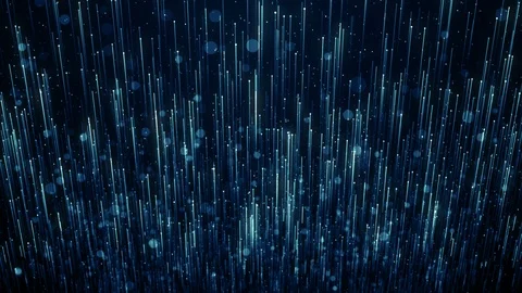 Particles blue bokeh dust abstract light motion titles cinematic background loop Stock Footage 106981723