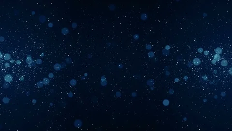 Particles blue bokeh dust abstract light motion titles cinematic background loop Stock Footage 108628223