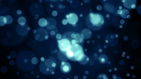 Particles blue bokeh dust abstract light motion titles cinematic background loop Stock Footage 110583749