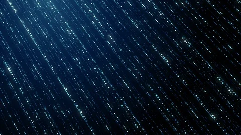 Particles blue bokeh dust abstract light motion titles cinematic background loop Stock Footage 111158378