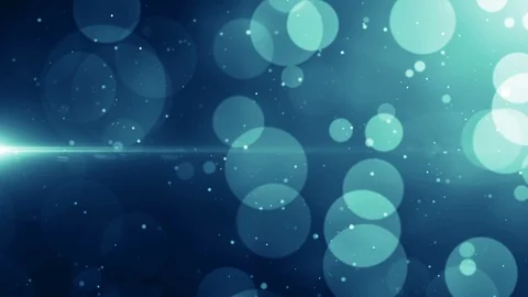 Particles blue bokeh dust abstract light motion titles cinematic background loop Видео 117777310