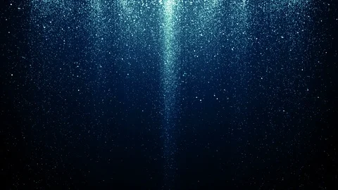 Particles blue bokeh dust abstract light motion titles cinematic background loop Stock Footage 122248321