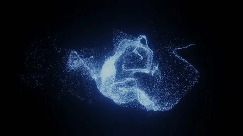 Particles-blue-dream-3d-modern Stock Footage 295759531
