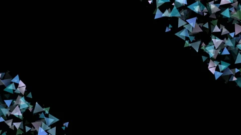 Particles blue dust abstract light motion titles cinematic background vj Video stock 86794566