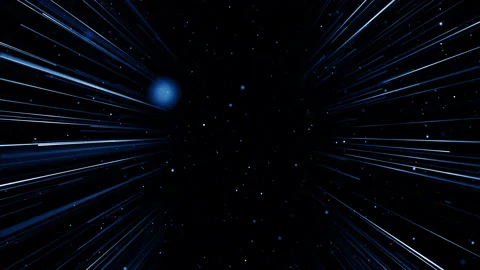 Particles blue event game trailer titles cinematic concert stage background loop Stock Footage 154526629
