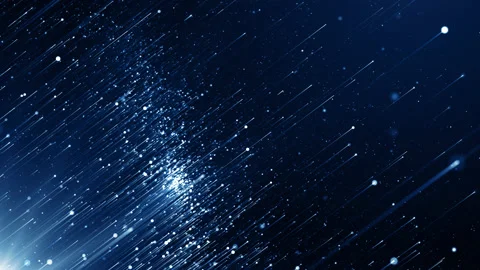 Particles blue event game trailer titles cinematic concert stage background loop Stock Footage 155913217