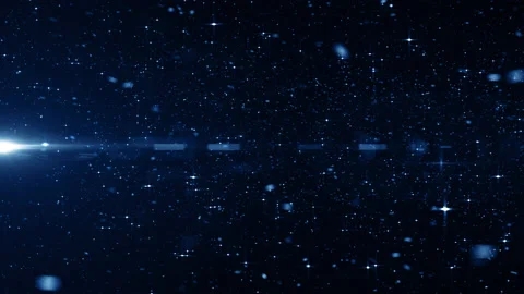 Particles blue event game trailer titles cinematic concert stage background loop Stock Footage 159851770
