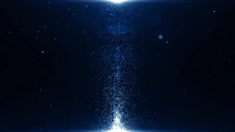 Particles blue event game trailer titles cinematic concert stage background loop Stock Footage 167987246