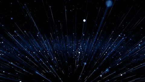 Particles blue event game trailer titles cinematic concert stage background loop Stock Footage 170356842