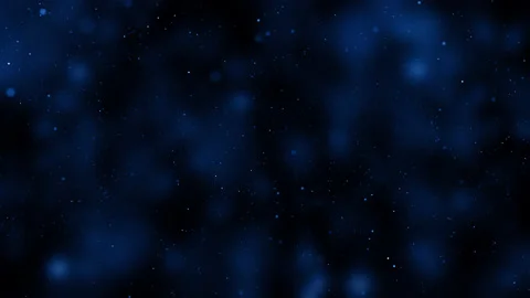 Particles blue event game trailer titles cinematic concert stage background loop Stock-Footage 194668211