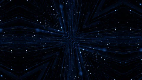 Particles blue event game trailer titles cinematic concert stage background loop Stock Footage 196866196