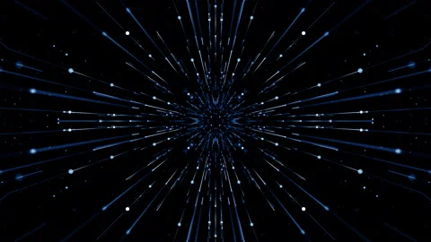 Particles blue event game trailer titles cinematic concert stage background loop Stock Footage 198314977