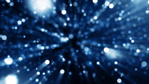 Particles blue event game trailer titles cinematic concert stage background loop Stock Footage 203094689