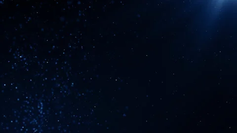 Particles blue event game trailer titles cinematic concert stage background loop Stock Footage 204968301