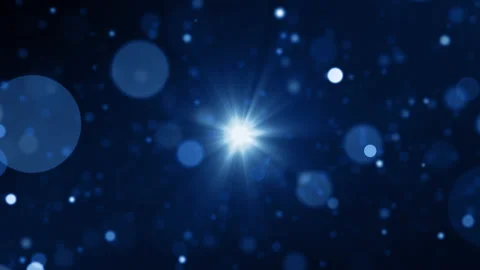 Particles blue event game trailer titles cinematic concert stage background loop Stock Footage 219991225