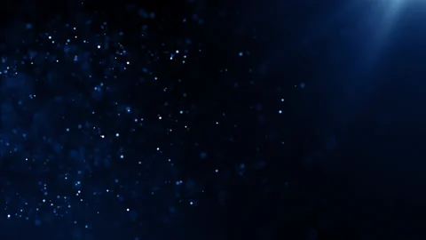 Particles blue event game trailer titles cinematic concert stage background loop Stock Footage 222693158