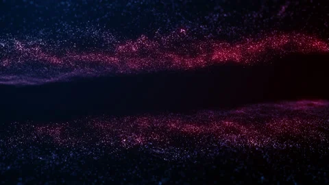 Particles blue red event game trailer titles cinematic stage background loop Stock Footage 138288460