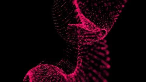 Particles bokeh background with shimmering lights and sparkling textures Stock Footage 336828401