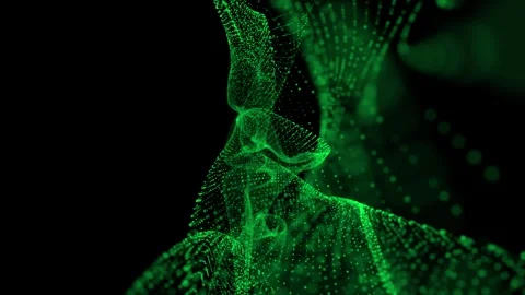 Particles bokeh background with shimmering lights and sparkling textures Stock Footage 336828507