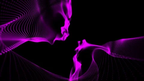 Particles bokeh background with shimmering lights and sparkling textures Stock Footage 336828527