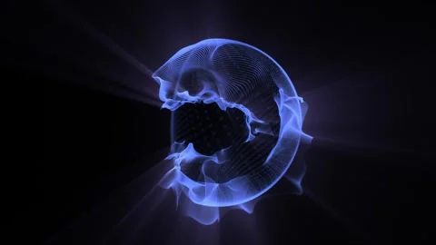 Particles bokeh background with shimmering lights and sparkling textures Stock Footage 336828798