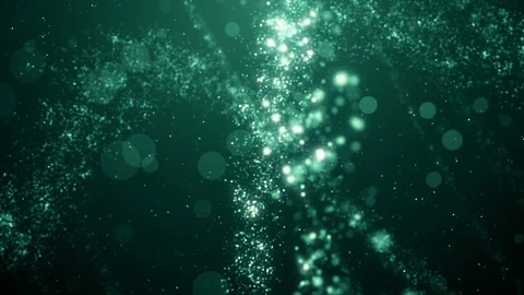 Particles bokeh dust abstract light motion titles cinematic background loop Stock Footage 117154372