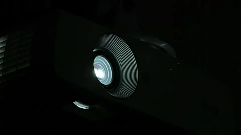 Particles In Cinema Projector Light. Stock-Footage 279570306