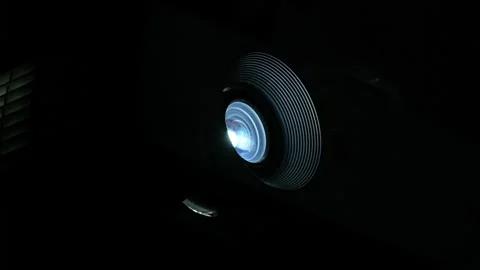 Particles In Cinema Projector Light. Stock-Footage 279573391