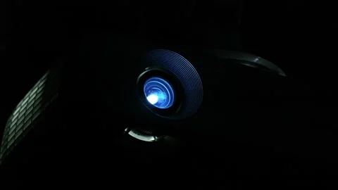 Particles In Cinema Projector Light. Stock-Footage 279577056