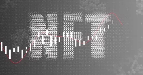 Particles compressing inward forming NFT orbs while candles tracing pink line Stock Footage 328225317