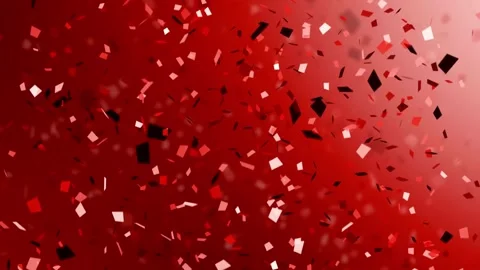 Particles confetti float. red backgrounds abstract glitter animation romance 스톡 동영상 336445331