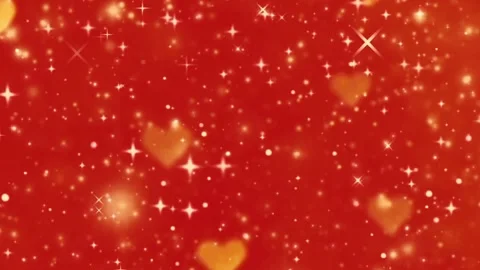 Particles confetti float. red backgrounds abstract glitter animation romance Stock Footage 336445375