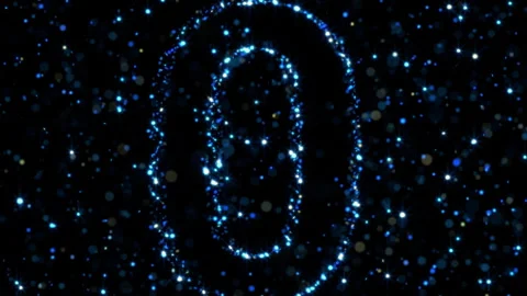 Particles Countdown Stock Footage 254177707
