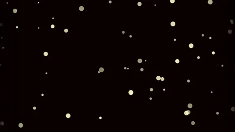 Particles Dance on a Dark Background to Simulate Solar Data Stream 库存影片 333553595