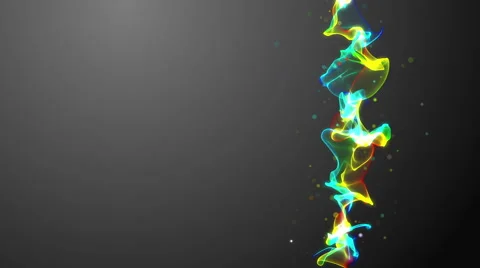 Particles dance moving up Stock-Footage 60207657