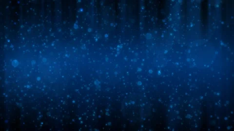 Particles On A Dark Blue BG Stock Footage 171282122