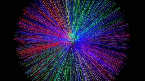 Particles Disco Background Stock Footage 107907580